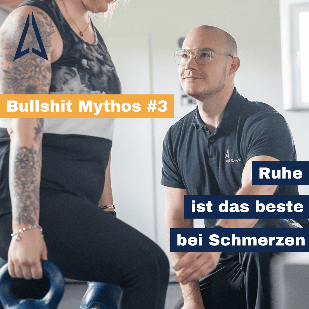 Bullshit Mythos #3: "Ruhe ist das Beste bei Schmerzen"